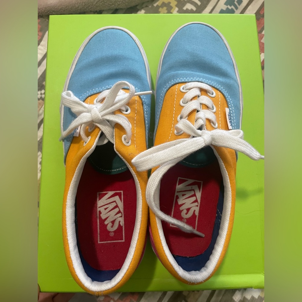 Multicolored vans